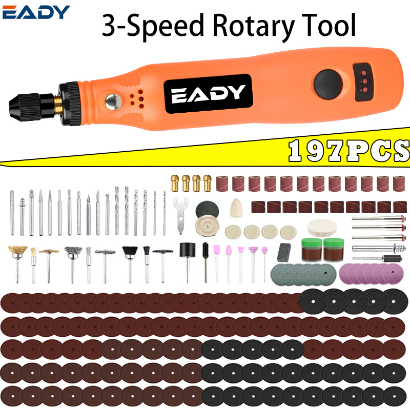 Power Tools Review - USB Cordless Rotary Tool Kit –