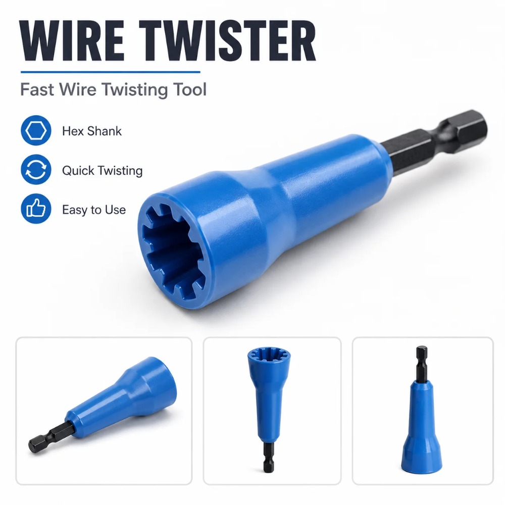 Power Tools Software - Wire Twister Tool 1/4 Inch Hex