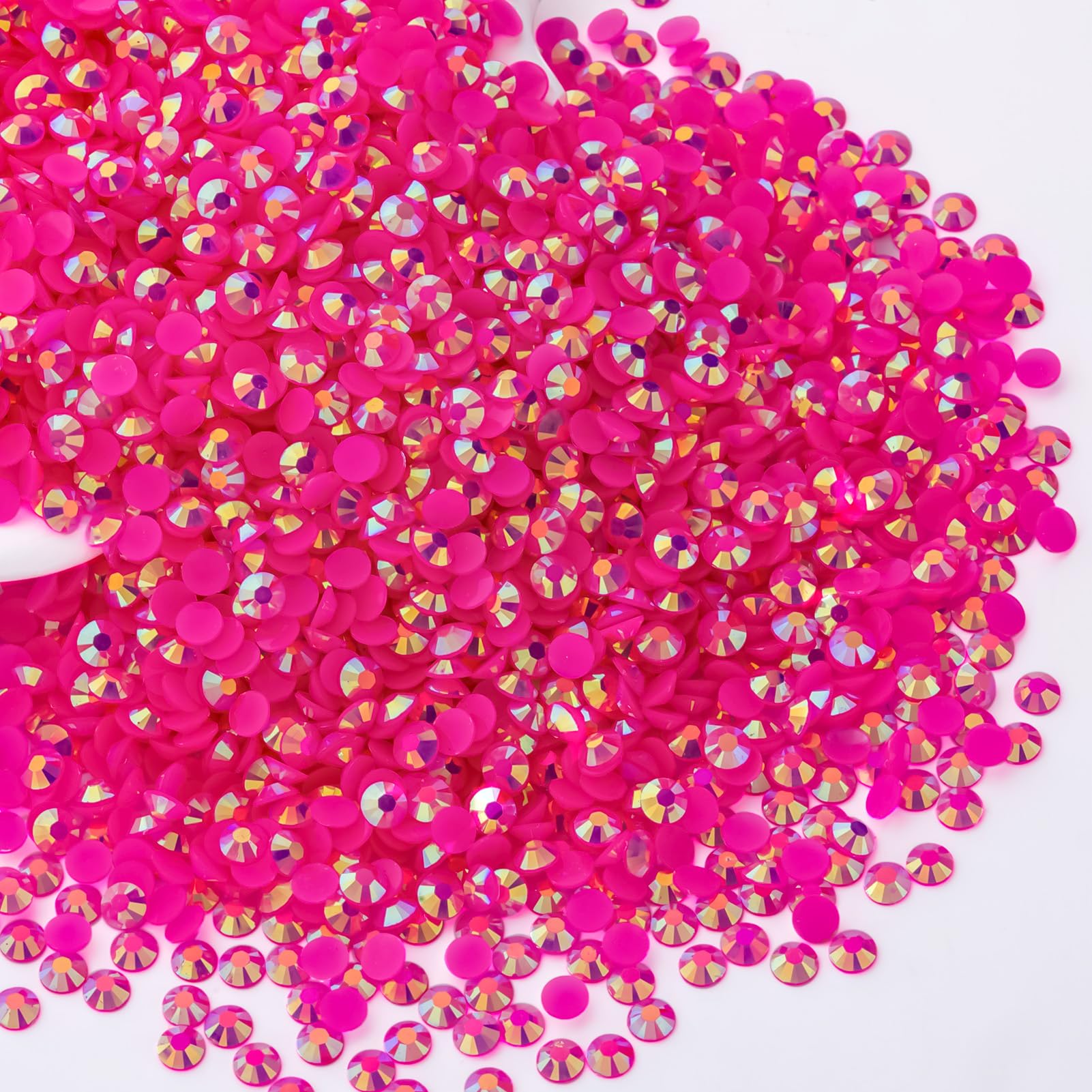 Power Tools Pink - Hot Pink AB Resin Jelly Rhinestones