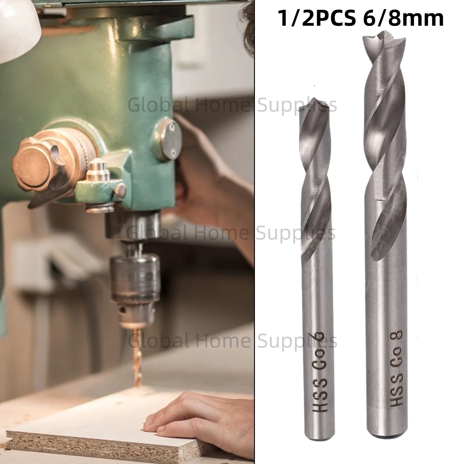 1/2pcs 6/8mm HSS CO Spot Weld  - đánh giá và giá Power Tools Kobalt