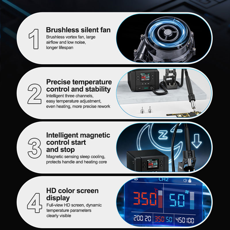 QUICK K8 Pro Intelligent Hot A - đánh giá và giá Power Tools Pro