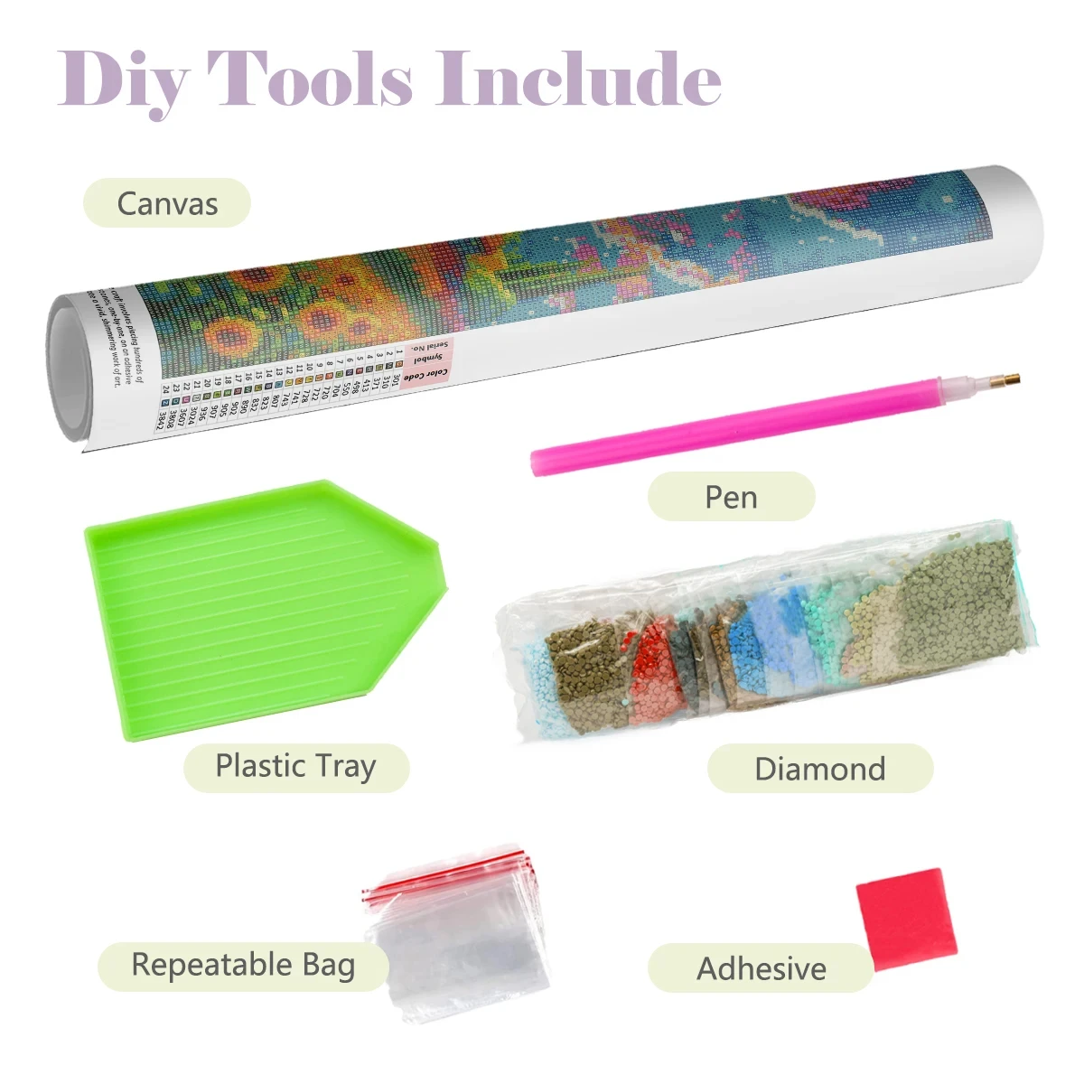 5D DIY Diamond Painting Kit Pi - đánh giá và giá Power Tools Pink