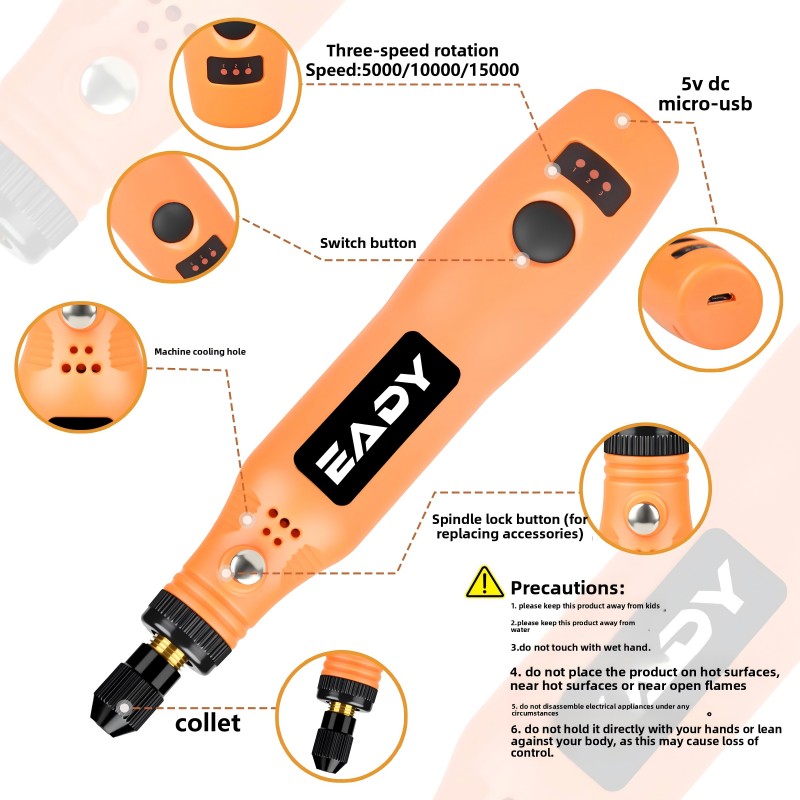 USB Cordless Rotary Tool Kit – - đánh giá và giá Power Tools Review