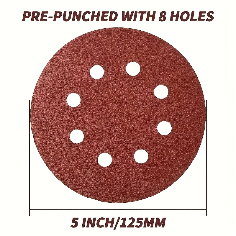 100 Pcs of 5-Inch 8-Hole Sandp - đánh giá và giá Random Orbital Sander