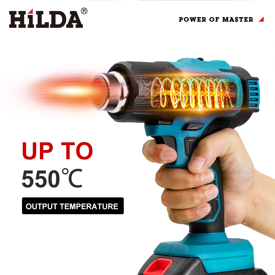 HILDA Handheld Hot Air Gun Adj - đánh giá và giá Power Tools Pink