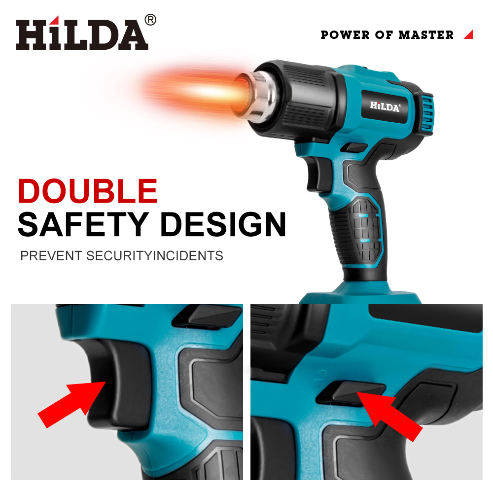 HILDA Handheld Hot Air Gun Adj - đánh giá và giá Power Tools Pink