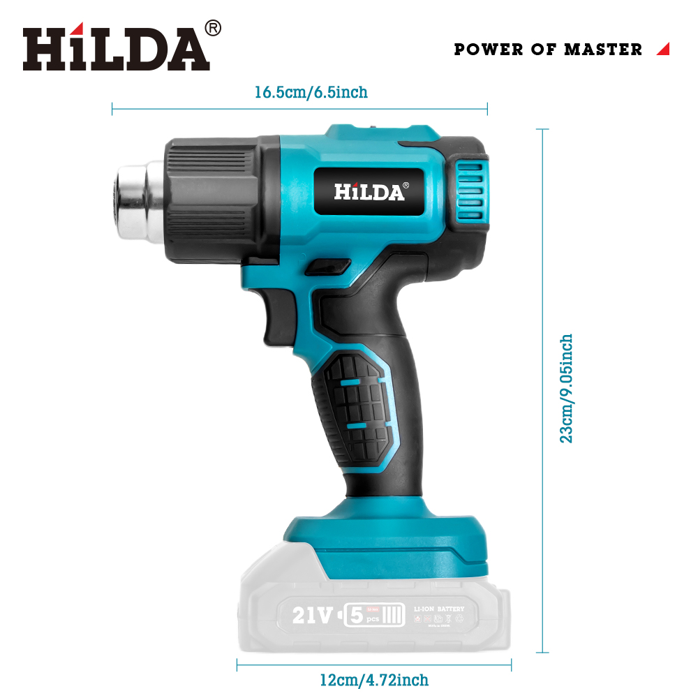 HILDA Handheld Hot Air Gun Adj - đánh giá và giá Power Tools Pink