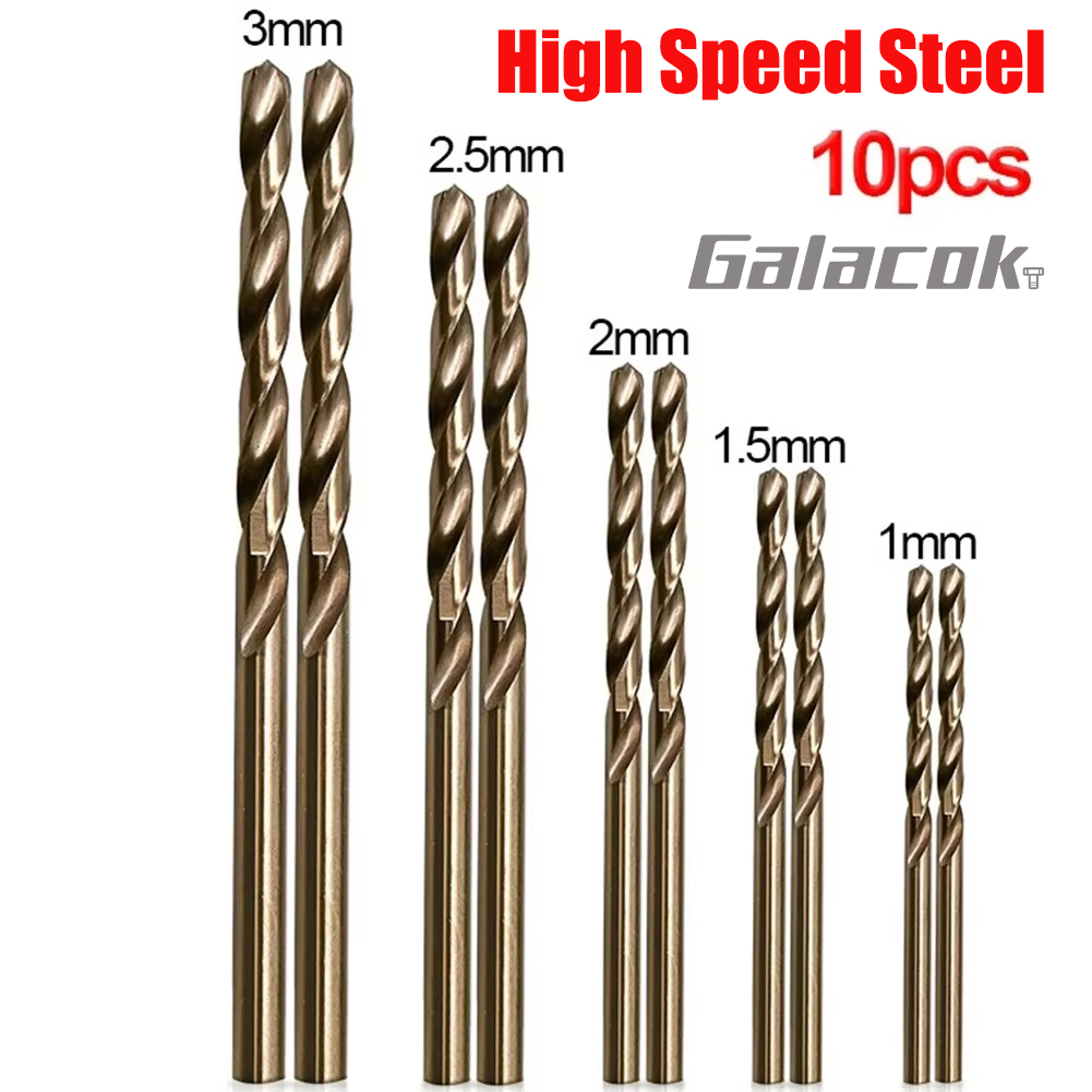 10Pcs High Speed ​​Steel Drill - đánh giá và giá Power Tools Kobalt