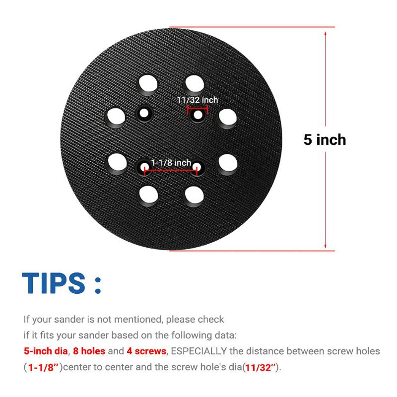 1Pcs Replacement Sanding Pad 5 - đánh giá và giá Random Orbital Sander
