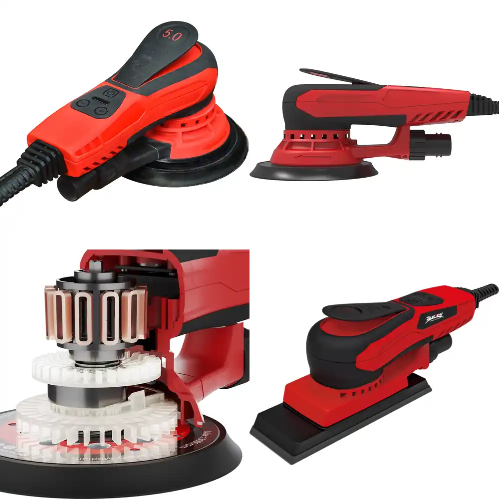 Burley 150mm DIY Industrial Br - đánh giá và giá Random Orbital Sander