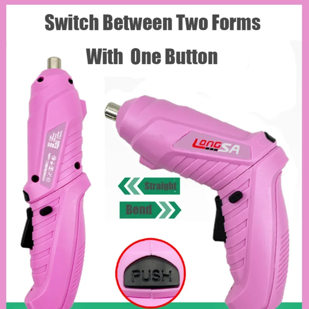 New Full Pink Electric Screwdr - đánh giá và giá Power Tools Pink