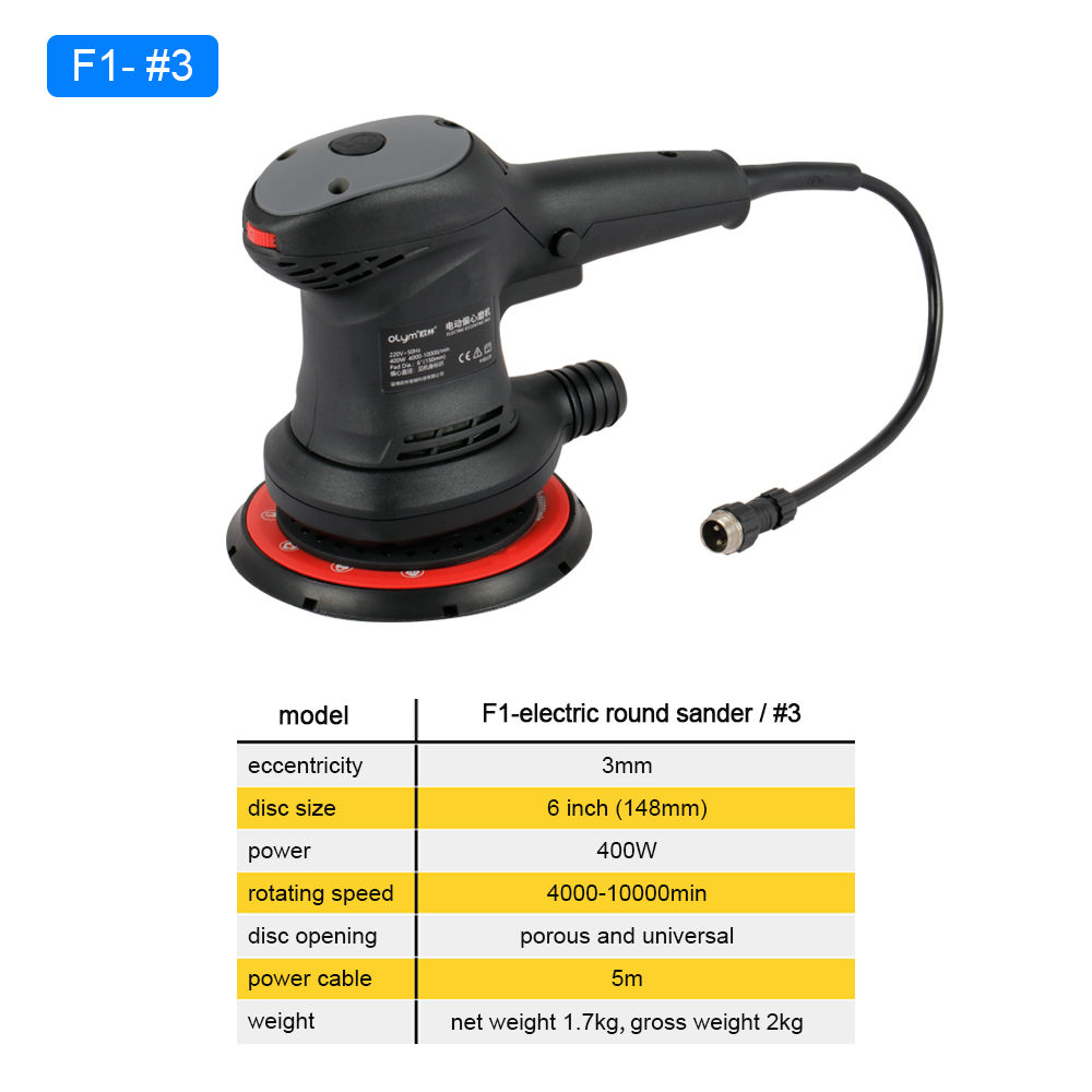 HONGMAI Orbit 3Mm Central Vacu - đánh giá và giá Random Orbital Sander