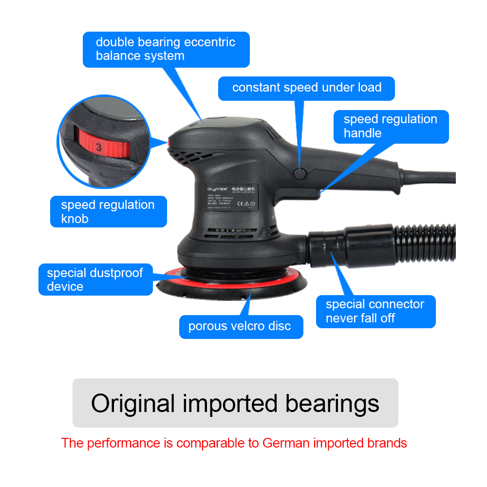 HONGMAI Orbit 3Mm Central Vacu - đánh giá và giá Random Orbital Sander