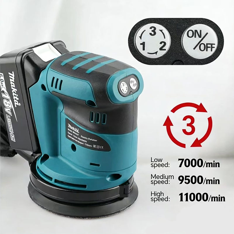 Makita DBO180Z 18V Brushless C - đánh giá và giá Random Orbital Sander