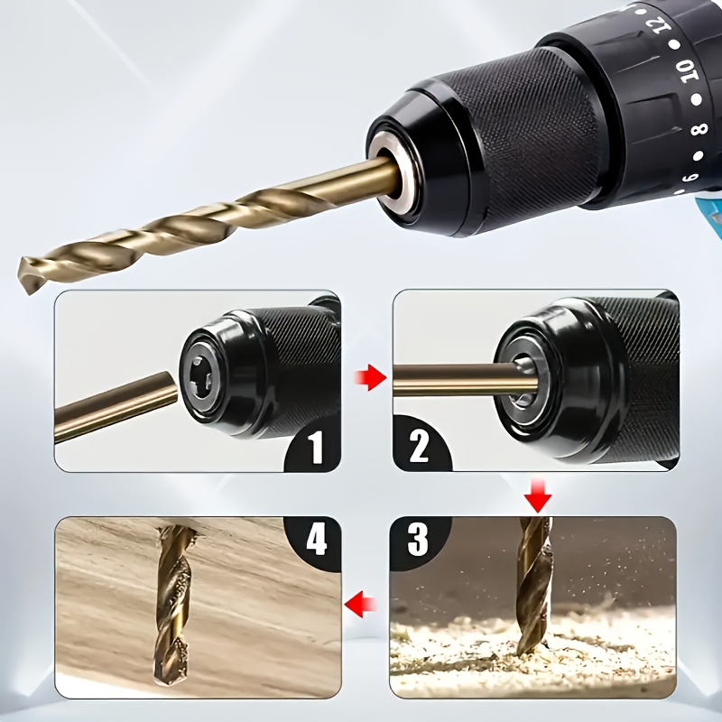 10Pcs 5mm M35 Cobalt Drill Bit - đánh giá và giá Power Tools Kobalt