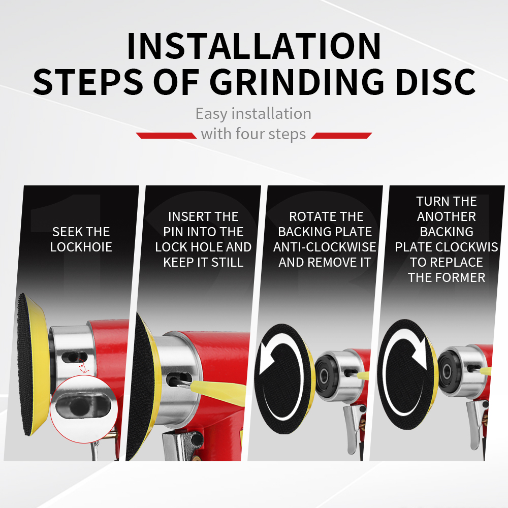 SIFANG Random Orbit Air Sander - đánh giá và giá Random Orbital Sander