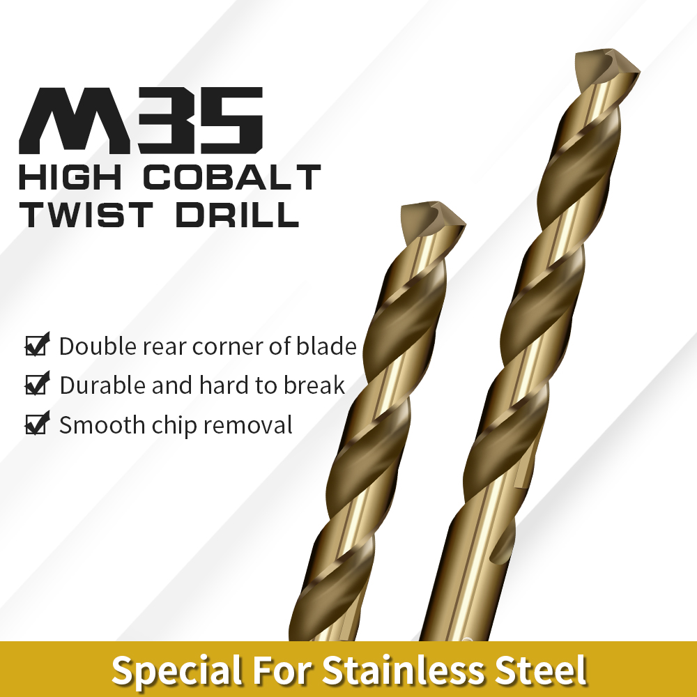0.5-13mm HSS M35 Twist Drill B - đánh giá và giá Power Tools Kobalt