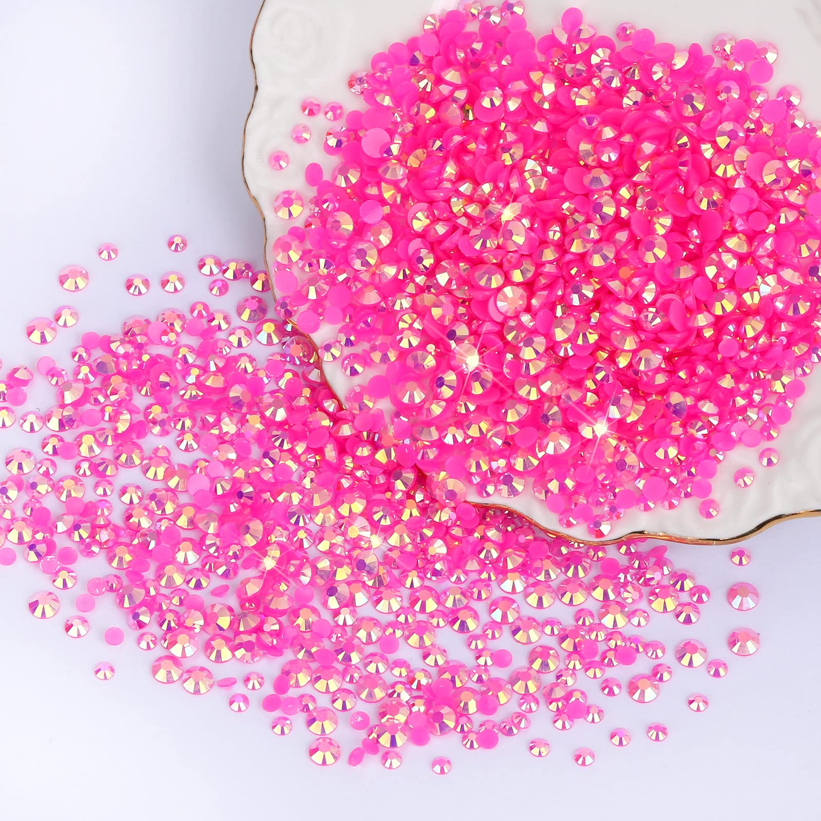Hot Pink AB Resin Jelly Rhines - đánh giá và giá Power Tools Pink