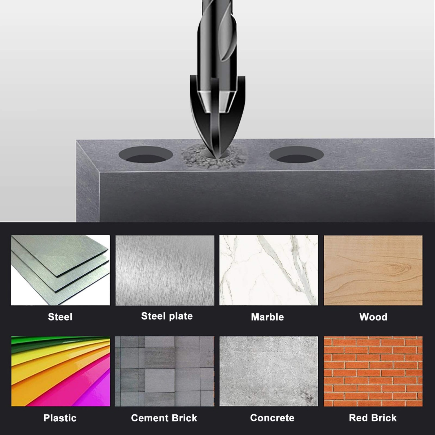 10pcs Cross Hex Drill Bit Set  - đánh giá và giá Power Tools Kobalt
