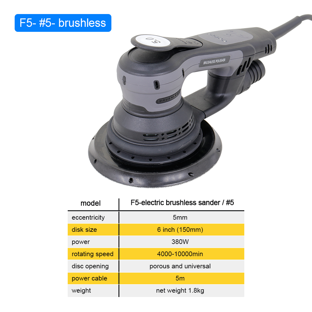 HONGMAI Wholesale 6 Inches 380 - đánh giá và giá Random Orbital Sander