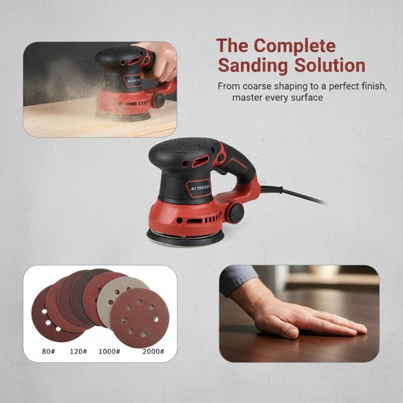100PCS Sanding Discs 8 Hole Ho - đánh giá và giá Random Orbital Sander